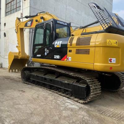 China Excavadora de segunda mano Caterpillar 329d Crawler Excavadora gato japonesa Excavadora de segunda mano 320 329 En venta en venta