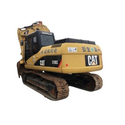 중국 중고용 발굴기 Caterpillar 318D2 오리지널 컬러 머신 2021년 판매용