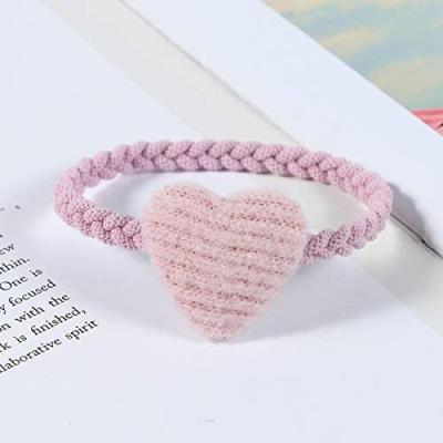 China Hair Tie Heart-Shaped Hair Clip Fits Baby's Valentine's Day Hairpin for sale