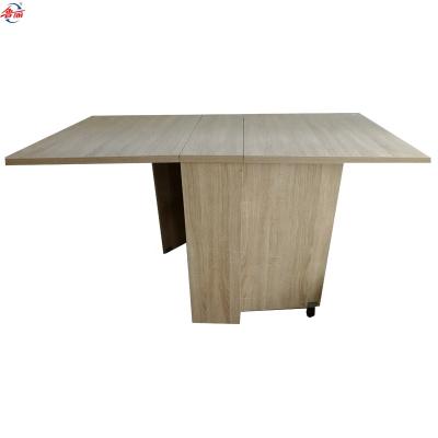 China Luxury Extend Folding Small Dining Table Set In Wood for sale