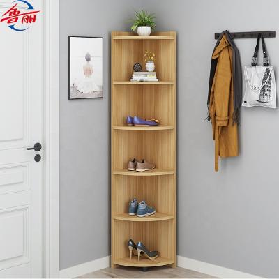 China 5 Tier Corner Floating Shelf Eco - Friendly Space Saving for sale