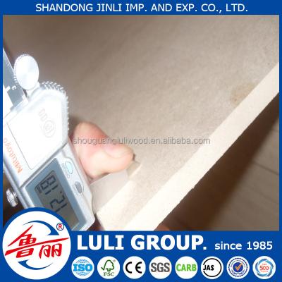 China Factory Wholesale 6mm Indoor MDF Wood Price With Import Production Line for sale