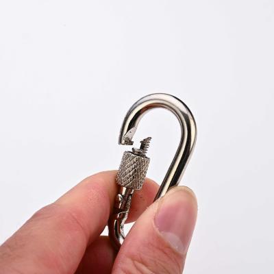 China Health care factory direct sales 7# locking hardware for buckle spring hook stainless steel mountaineering hook zinc 304 316 for sale