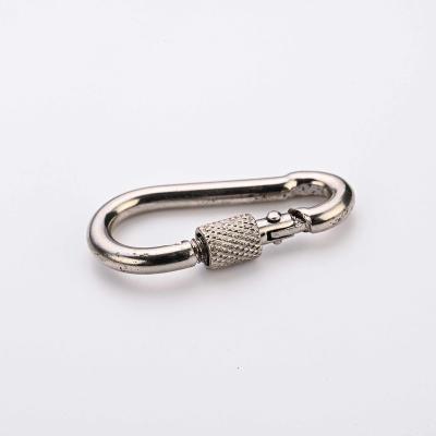 China Health care factory direct sales 10# locking hardware to buckle spring hook stainless steel mountaineering hook zinc 304 316 for sale