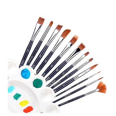 China Professional Artist and Advanced Artist Painting Brushes Set Art Paint Brush Watercolor Art Supply Set Oil Acrylic Art Class Students for sale