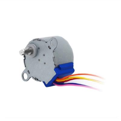 China 28byj Geared Reducer Stepper Motor , DC 12v 28BYJ28 Small Worm Gear Stepping Motor for sale