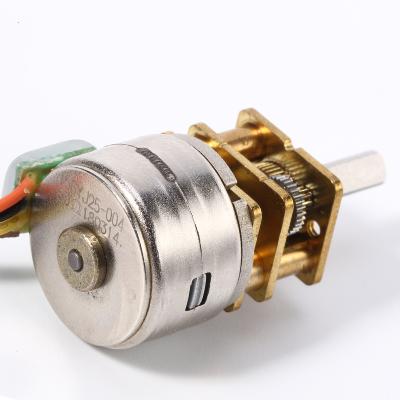 China Fuji Micro 15mm DC Motor 15byj25 Gearbox Stepper Motor With High Torque Reduction Ratio 52:1worm Gearbox 15BYJ25-004 for sale