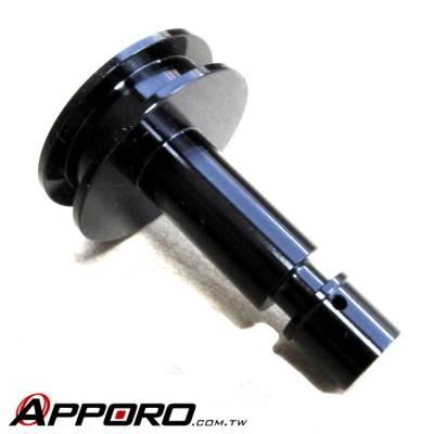 China 6061 T6 APPORO CNC Lathe Part Alloy 6061 Aluminum Pipe Nozzle Spinning Black Anodized 6061 Aluminum Cleaning Equipments Spray Nozzle for sale