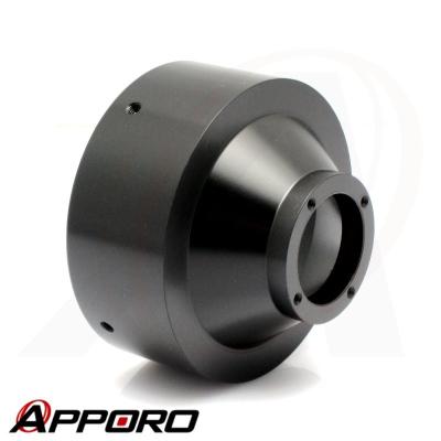 China APPORO CNC Alloy 6061 Black T6 Hardcoat Anodized Performance Aperture Detection Aperture Aluminum Aluminum Housing for sale