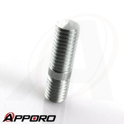 China 304 APPORO Stainless Steel CNC Precision Parts Making Double Stainless Steel Thread Stud Bolt for sale