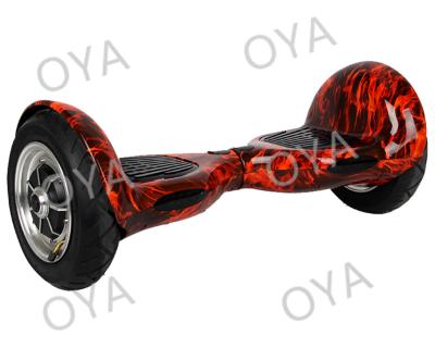 China Fire Red  Adult 2 Wheel Self Balnce Scooter with 2 Big Waterproof Pneumatic Tire for sale