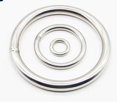 China Round Ring Welded 304 Stainless Steel Marine Grade O Ring Hardware Rigging 2mm-100mm Mechanical Hardware Wholesale for sale