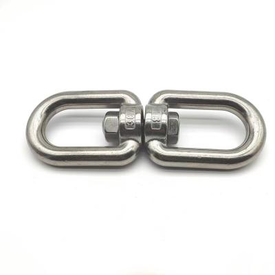 China Mechanical Hardware Universal Rotating Ring Preventing Knots Surface Treatment Rotary Ring 304 Swivels Polishing Connecting Ring for sale