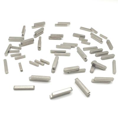 China Industry square rectangle circular at both ends thread various completion features stainless steel flat head pin for sale