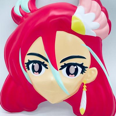 China Halloween styles color printing halloween easter mask cospaly dancing girls mask children's cartoon masks for sale