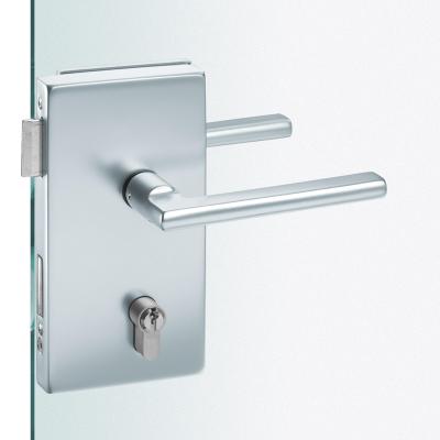 China Wooden Single Side Door Stainless Steel Glass Door Lock for sale