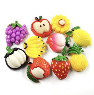 China Cartoon Magnetic Animal Fruit Tree 10pc Resin Fridge Magnets Fridge Sticker Kitchen Decor Home Accessories for sale