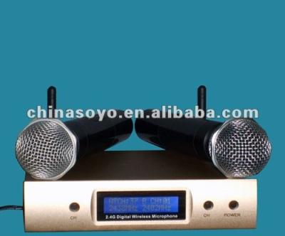 China 2.4GHz Digital Wireless RF Microphone Karaoke Home Theater System TP-WTA04B for sale