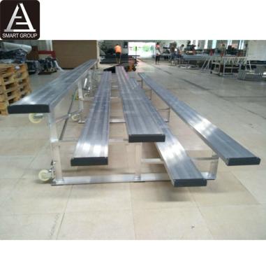 China Aluminum Alloy 6061-T6 3 Rows Movable Aluminum Sports Bleachers Seat For Sale Aluminum Bleachers for sale