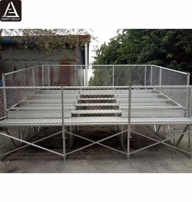 China Professional Aluminum Bleach Stadium Indoor/Outdoor/Sports Bleachers Baseball Tribune Theater Smart Events Bleachers for sale