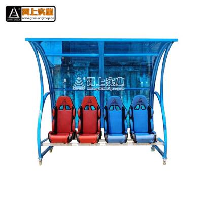 China 6061/T6 alloy football team aluminum portable shelter, replacement bench, team bench with packing seats for sale