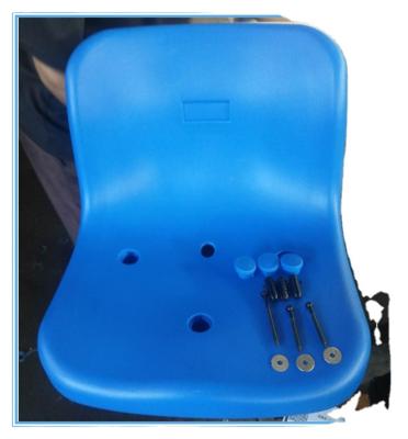 China Cheap indoor or outdoor HDPE seat bleacher outdoor sport stadium chair plastic stadium seat for sale