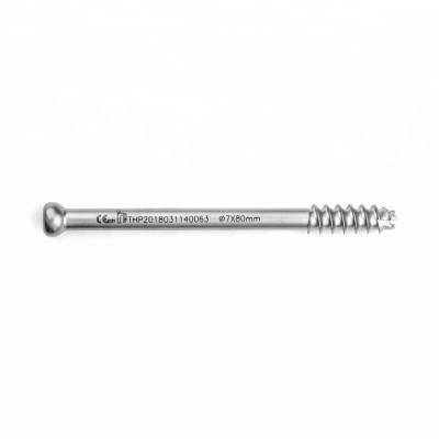 China Stainless / Titanium Medical Bone Screws Orthopedic Trauma Cannulated Screw for sale