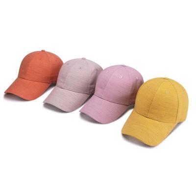 China Factory Custom JOINT Sale Muti Color 6 Panel Canvas Dad Hat Plain White Solid Baseball Cap for sale