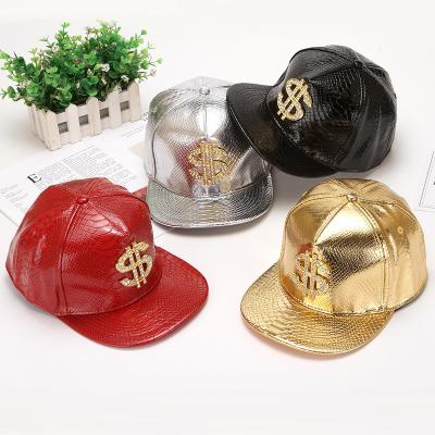 China Wholesale Metal Waterproof Logo Badge Custom Design Fashion Hand Made Crocodile Skin Snakeskin Leather Snapback Metal Logo Hats Cap for sale