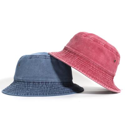 China Wholesale Custom Hat Empty Character Denim Bucket Hat Fisherman Bucket Hats for sale