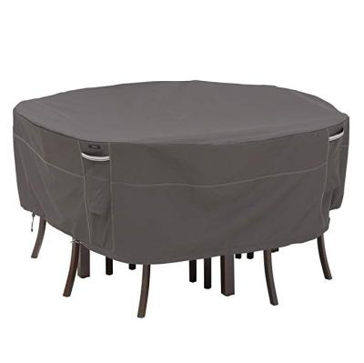 China Best Design Waterproof Selling Custom Printing Black Table Covers Outdoor Outdoor Furniture Cover for sale