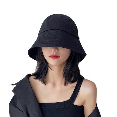 China Wholesale UV Protection Fashion Sunscreen Sunshade Travel Solid Color Fisherman Leisure Bucket Beret Hat For Women for sale