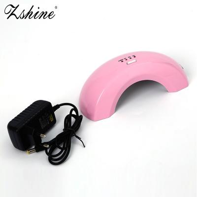 China Mini Zshine Professional Nail Lamp Maker 6W LED Nail UV Lamp For Gel Nails ZS-LED009 for sale