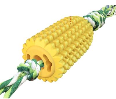 China Wholesale Viable Dog Chew Shape Corn Toy Interactive Puppy Chew Toy Bite-Resistant Teeth Clean Dog Toys for sale