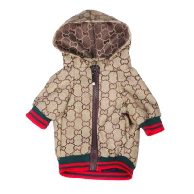 China Pet Designer Stocked Dogs Pets New Hoodie Teddy Warm Coats Doggy Luxury Dog Clothes for sale