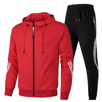 China 2021 Fashionable Design Autumn Men's 2 S 2 Pcs Tracksuits Customized Mens Baseball Style Tracksuits for sale