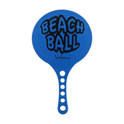 China Lightweight blue plastic portable toy beach tennis racket kids family sports padel racket set tenis balls racket for sale