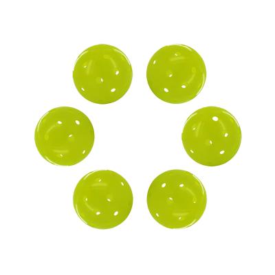 China Outdoor Sports Pickleball Balls Accessories Pickle Outdoor Balls 40 Hole Pickleball for sale