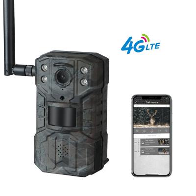 China 2022 4G LTE Outdoor Hunting Camera Deer Night Vision Radio Game Hunting Trail Camera 940 Infrared No Glow Support Solar Panel for sale