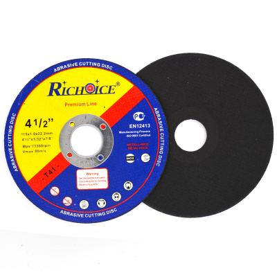 China Professional 115mm Aluminum Abrasive Cutting Disc With Certificate Warranty for sale