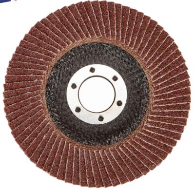 China Richoice Aluminum Oxide Fin Polishing Disc 125mm For Polishing Wood Metal for sale