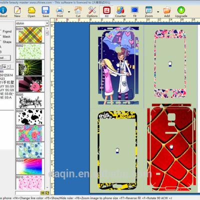 China Custom mobile sticker software for small print and cut machine custom mobile sticker software for small print and cut machine for sale