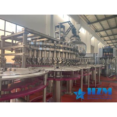 China Automatic Bottled Orange Flavored Pure Water/Drinking Water/Spring Water Juice Fruit Juice Hot Filling Processing Plant Water Filling And Capping Machine for sale