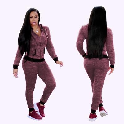 China 2020 breathable hot sale plus size women jogging suits wholesale for sale