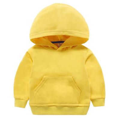 China high quality kids anti-wrinkle spring boys hoodies single fall 100% cotton for kids baby hoodies logo customization for sale