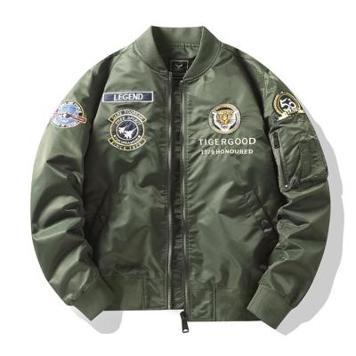 China High Quality Men's Breathable Air Force Embroidery Jacket Men's Autumn Flight OEM Uniform Jackets for sale