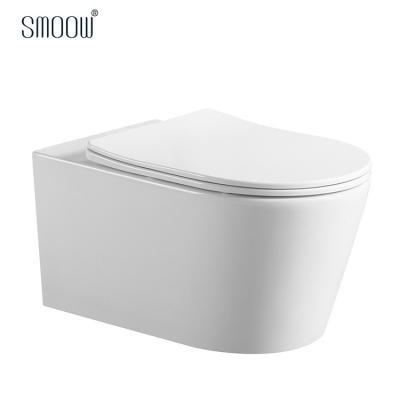 China European Cistern Chaozhou Factory Ceramic Sanitary Ware Concealed Wall Hung Toilet WC For Bathroom for sale