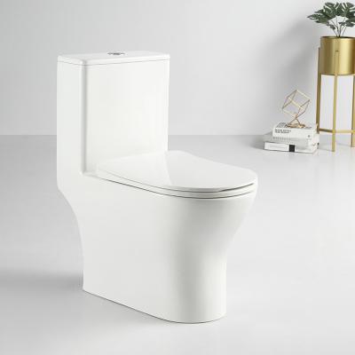 China Double-Flow Factory Wholesale Washdown One Piece Toilet Ceramic WC Set With Inodoros for sale