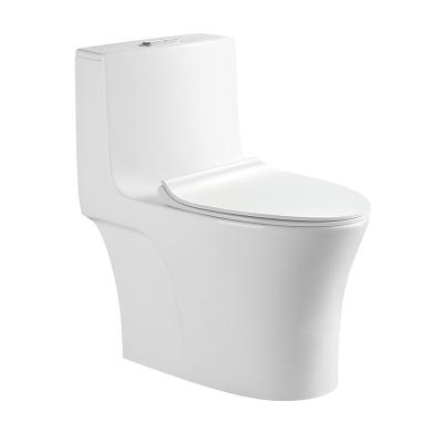 China Double-flow factory supply bathroom commercial siphonic one piece toilet with good price for sale