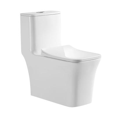 China Popular Double-Flow OEM Tie Down Siphonic One Piece Lavatory For Ceramic Bathroom for sale